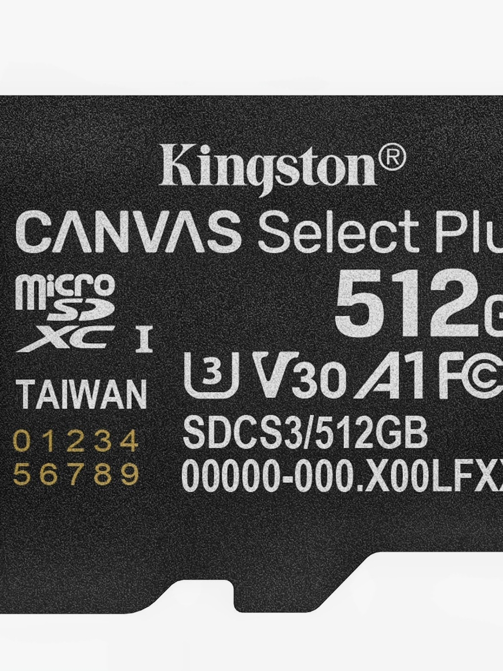 Kingston 512GB Canvas Select Plus UHS-I microSDXC Memory Card with SD Adapter - Picture 2 of 5